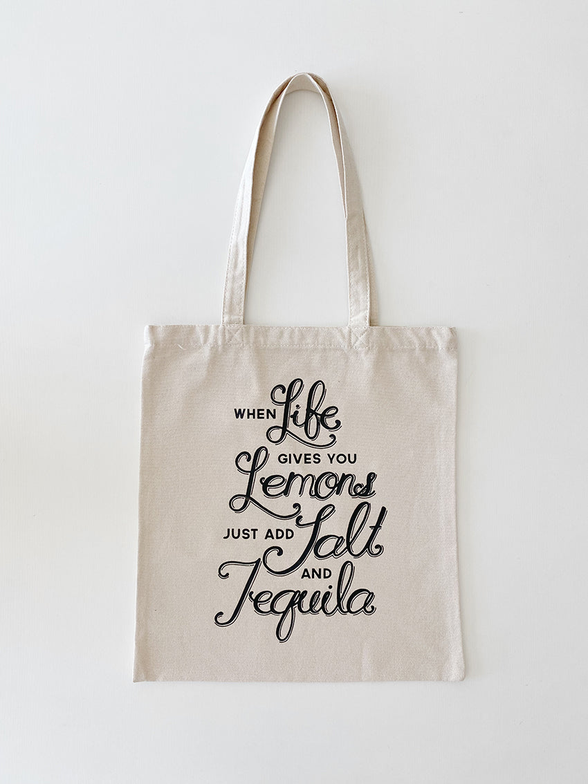 When Life Gives You Lemons Canvas Tote Bag