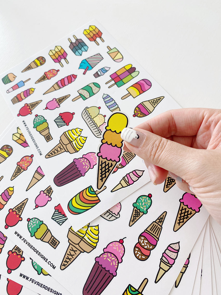 Ice Cream Stickers