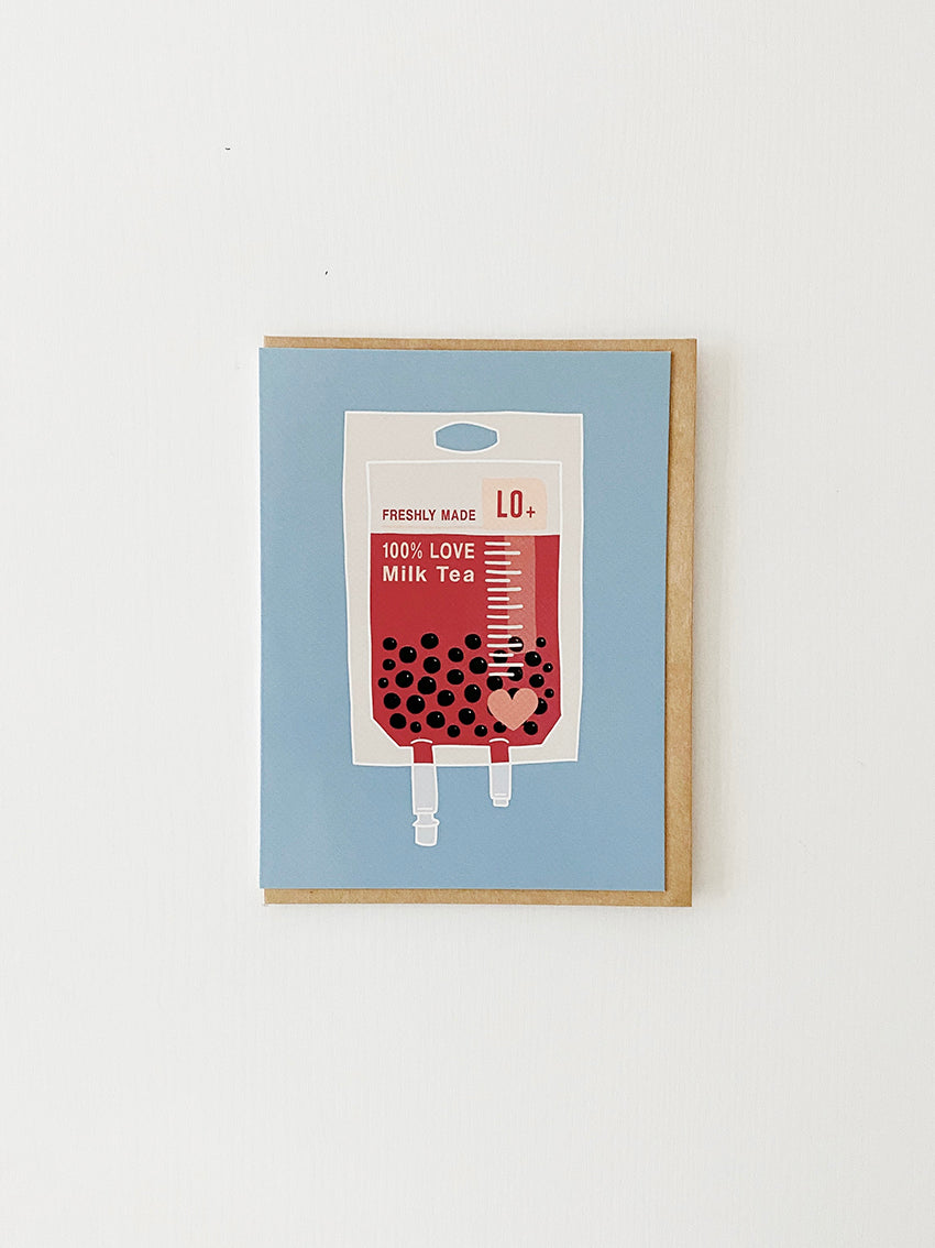 Boba Love Infusion Greeting Card